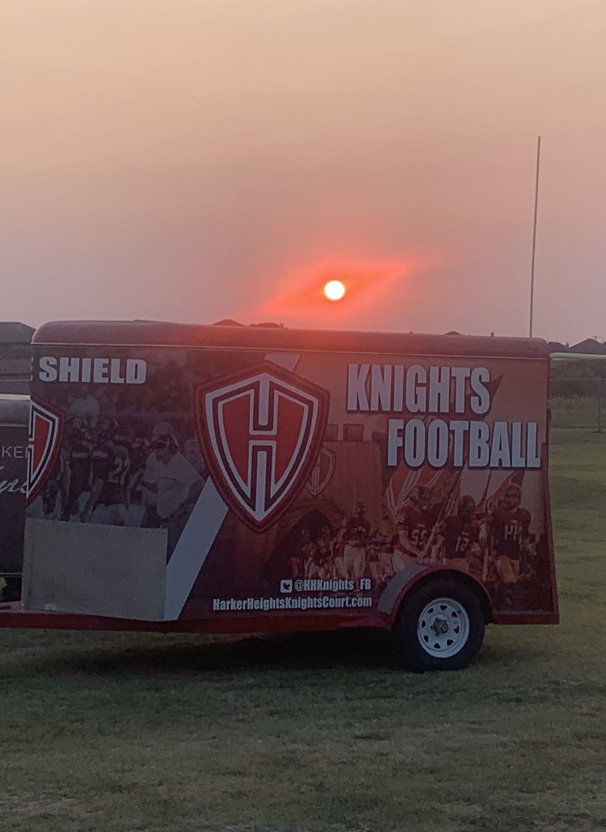 After the craziness of yesterday to see the sun come up this morning shining RED you know someone is watching out for you!!   GAME ON