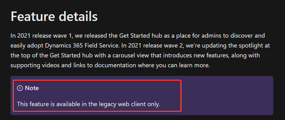 I've seen this on a couple of D365 Features for the wave 2 release. Surely this is incorrect? am I missing something? #D365 #FieldService #2021ReleaseWave2