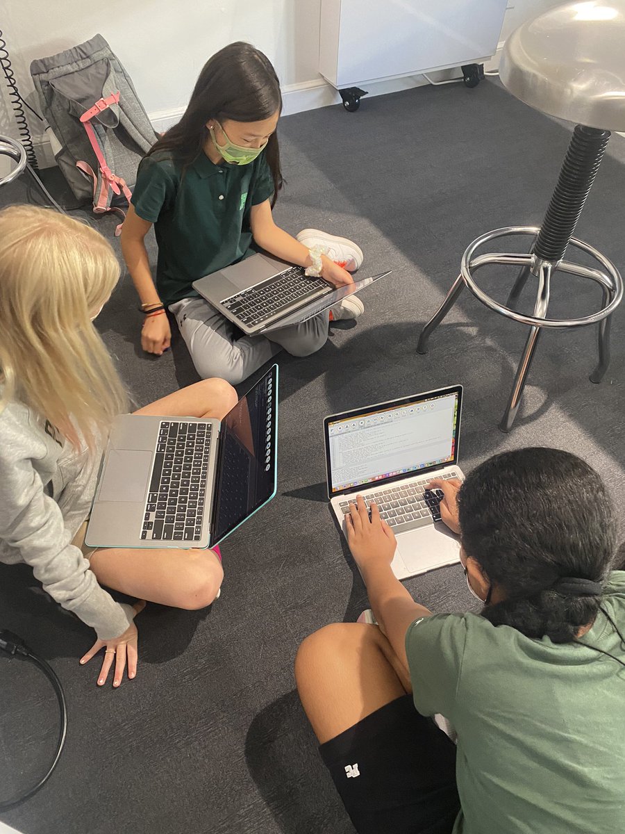 Kelly Schuster-Paredes (@kellypared) on Twitter photo 6th grade code review time! 
Students are evaluating #specs for their first apps. 
Discovering errors, improving #python #code and giving suggestions. 6th grade code review time! 
Students are evaluating #specs for their first apps. 
Discovering errors, improving #python #code and giving suggestions.