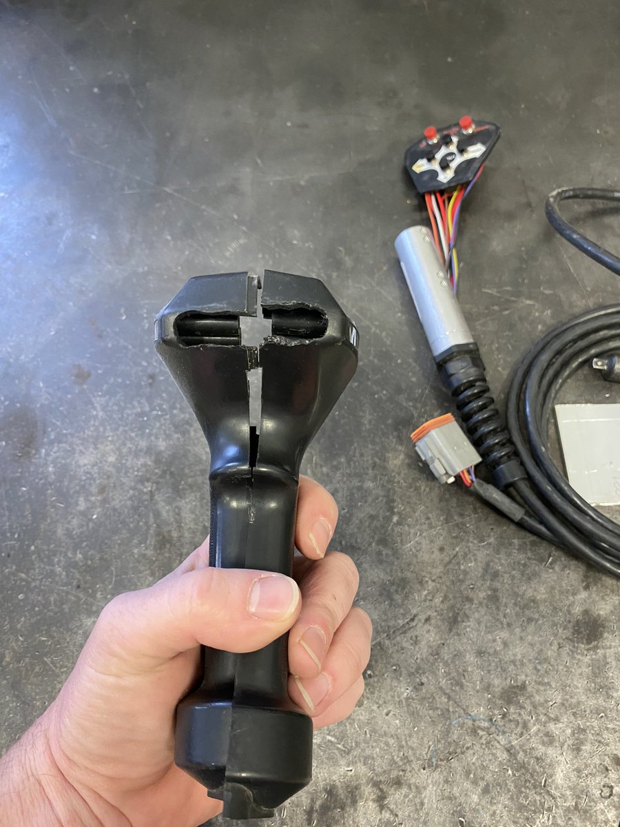 Looking for parts for 3 function joystick remote for Unverfeth grain cart.  $900 for complete remote and cable...only need the black plastic shroud