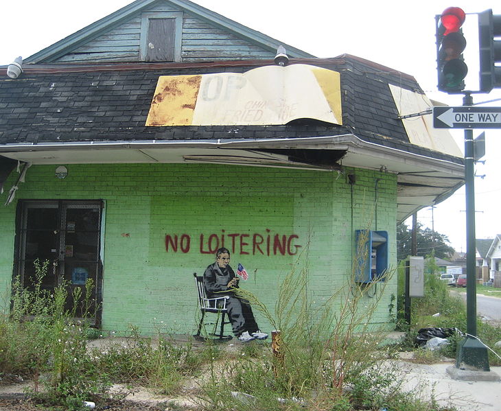 StreetArtBot's tweet photo. "No Loitering"
Banksy, 2008 https://t.co/299iSDex8y