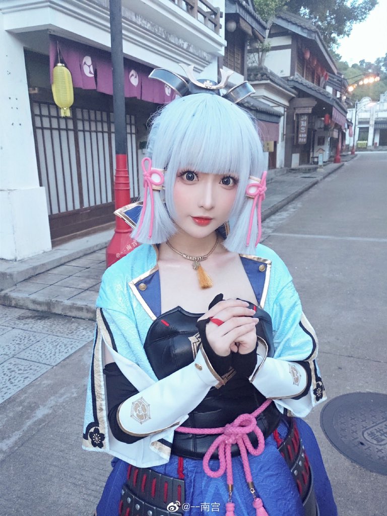 #原神 #cosplay 

「稻妻神里流太刀术皆传——神里绫华，参上！请多指教哦。」

神里绫华：@nangongOVO https://t.co/ZMaP9C7Hho