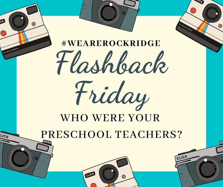 📸It's Flashback Friday Week 14! Who were your preschool teachers? Even if you didn't attend school at #RRPS, give them a shout out below -- bonus points if you include a photo!