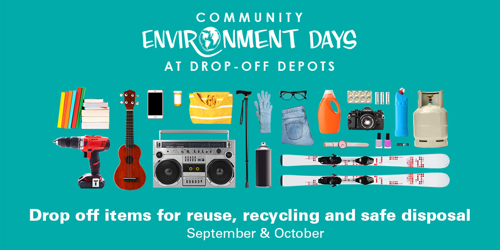 cityoftoronto's tweet photo. Drop off items for donation, bring household hazardous waste and pick up free compost at a City of Toronto Community Environment Day. Find an event near you: https://t.co/hEzS8f52A9 https://t.co/9EuCzA1ZSF