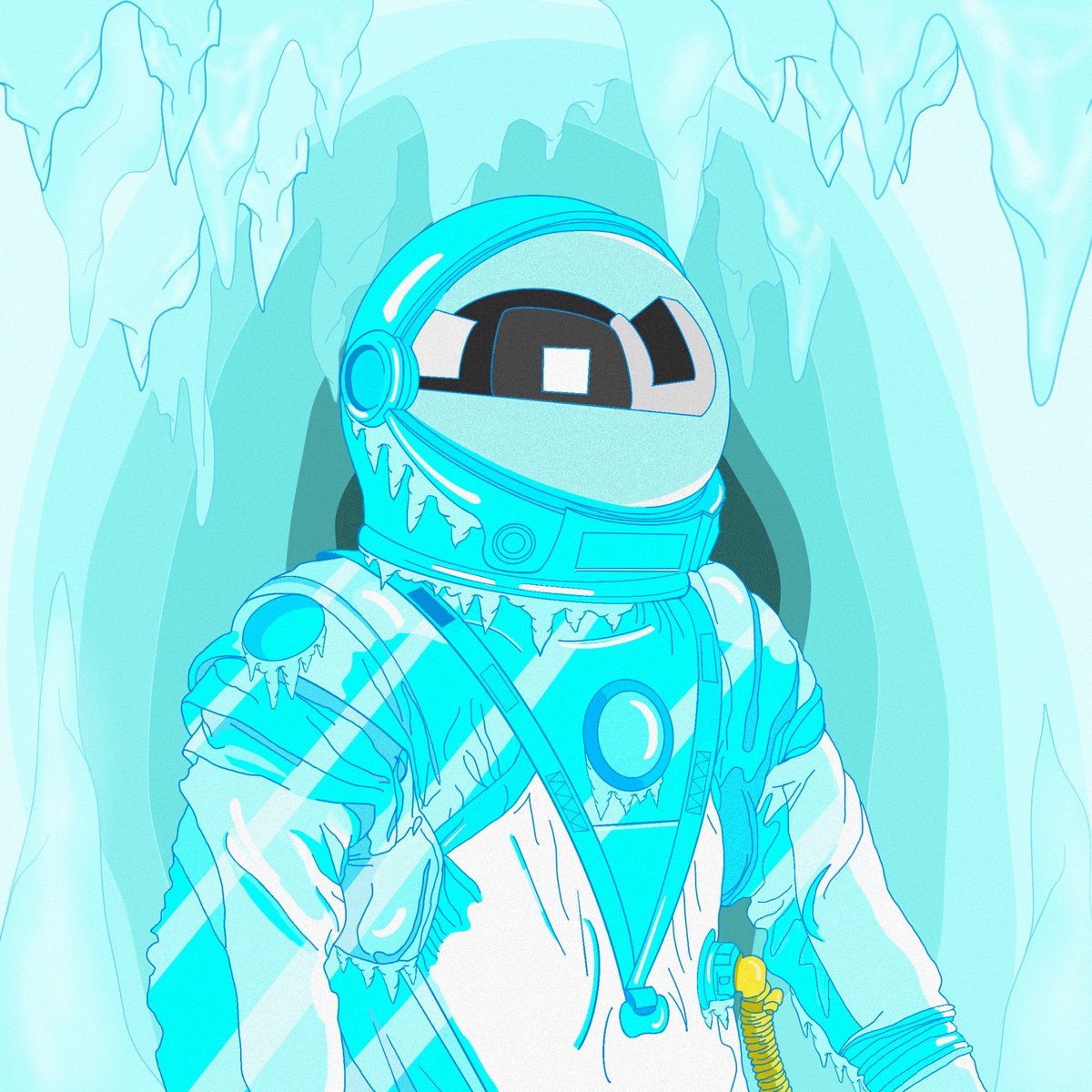 T-Minus 14 days, who else is looking forward to becoming the first Internet Astronauts 🚀🧑‍🚀👩‍🚀: These $ICP #NFT's are almost ready to go. Including this ICY astro 🥶 To the Moon!!