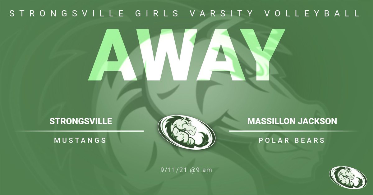 Girls Varsity Volleyball Tomorrow at 9am @ Massillon Jackson be there!!🏐
<a href="/SHS_Stampede/">SHS Stampede™</a> <a href="/HS_Strongsville/">Strongsville High</a> <a href="/shsvolleyball17/">Strongsville Volleyball</a>