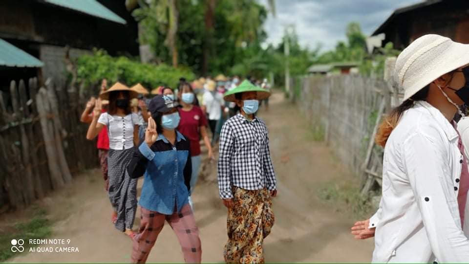 In Salingyi Township, Sagaing, many villages continued to protest against Myanmar's military dictatorship. Today (Sep 10) marked the 184th day of protests since the coup on Feb 1. 

Photos: CJ

#WhatsHappeningInMyanmar