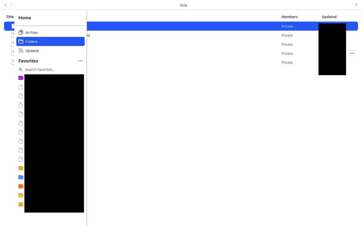 frykauf's tweet photo. @QuipSupport Visual bug if I have "Focus Mode“ turned on in editor.
w/ Go: quick search/updates/folders/recent/shared with me -  it’s stuck until you go to editor again
w/ Go: home/notifications/chat/tasks - it disappears if you click outside the pop-up window https://t.co/QpFmPv2qqD