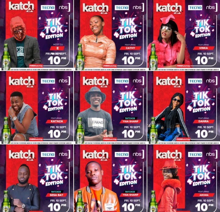 DJE_official's tweet photo. If you obey all the rules, you miss all the fun. Guys don't miss all the fun, let's Katchup tonigh TikTok edition @IamVinka @sesabatUG
@DouglasLwangaUg
#NBSKatch @nbstv https://t.co/k5qy3ykxfm