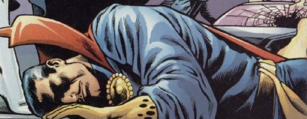 To love Stephen Strange is to be thankful whenever we get a panel in which he's sleeping or smiling because man doesn't know peace or hapiness.