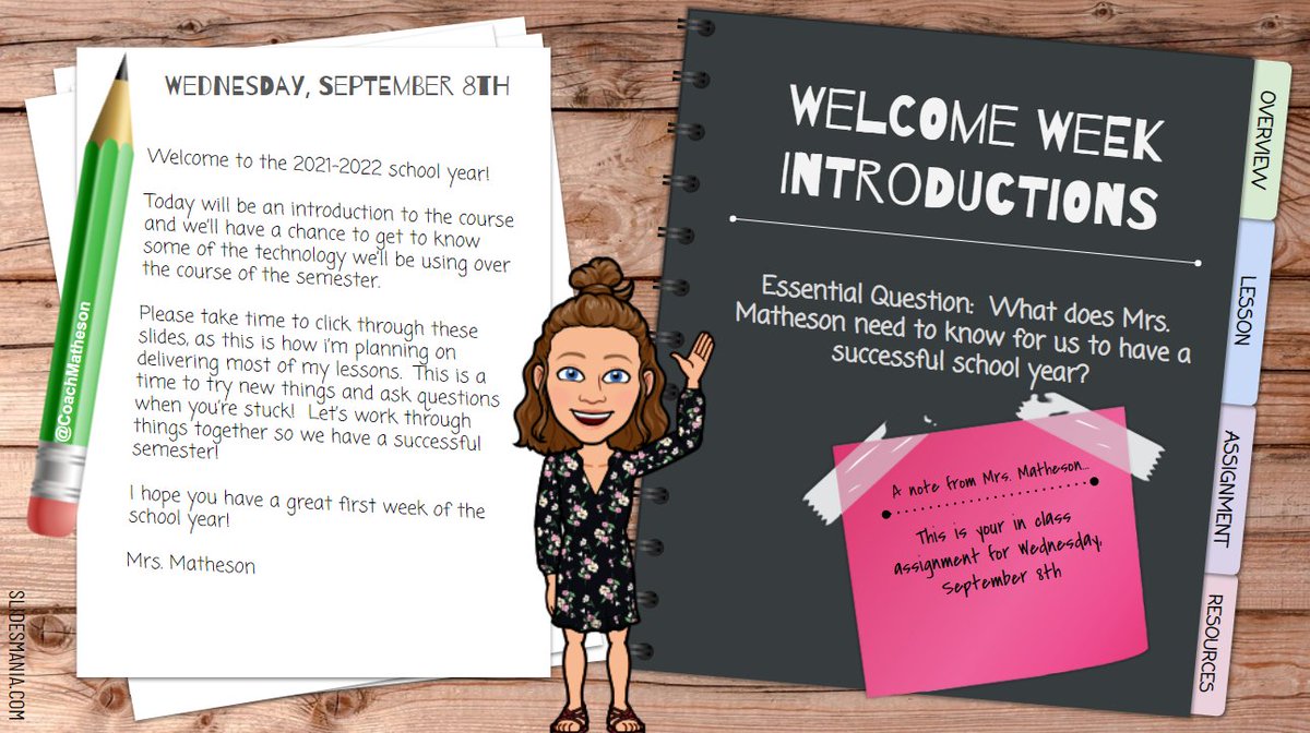 CoachMatheson's tweet photo. Getting to know my #healthed students through a #DigitalInteractiveNotebook. #RelationshipsMatter https://t.co/6IkvqbnQzs