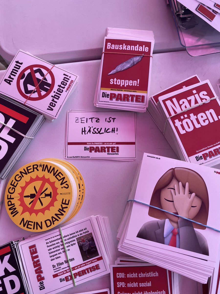 DiePARTEI_WSF's tweet photo. Gute Sticker! https://t.co/u2TaLZYgjl