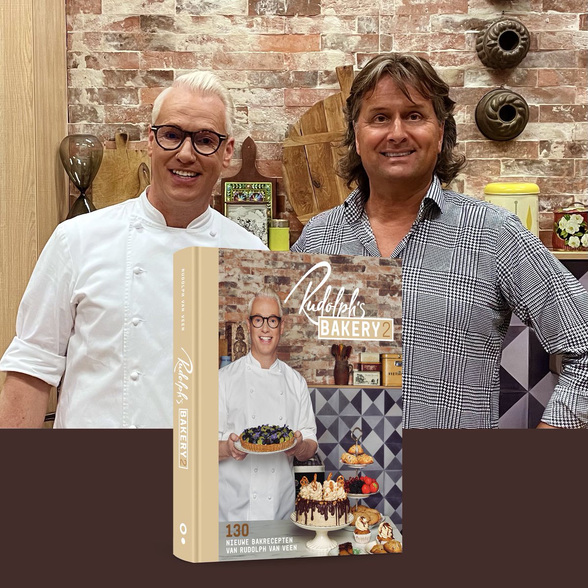 WouterNieuwland's tweet photo. Rudolph’s Bakery 2 wordt alweer het tiende boek van Rudolph van Veen dat is vormgegeven door De Heeren van Vonder en verschijnt in oktober 2021 in de boekhandel. Zeg je bakken, dan zeg je Rudolph van Veen, de Meester Patissier, bekend van onder andere tv-zender 24Kitchen. https://t.co/TUPJR05k2G