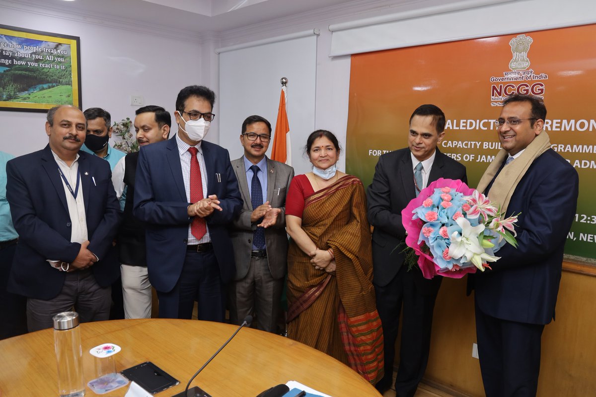 Prof. Poonam Singh, NCGG has given the Welcome Address. Shri Saurabh Bhagat, DG, IMPARD has address the Officers of JKAS followed by Sharing of Outcomes by Officers, Distribution of Certificates &amp; Group Photograph. Dr. Reva Sharma, Director, IMPARD has given the Vote of Thanks.