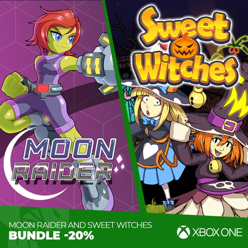 Moon Raider and Sweet Witches together on #XboxOne! Check it now and don't miss the best #weekend occasion 🤑🤑🤑
bit.ly/3tDlKoY
#indiegames #Xbox1 #gamedev #gaming #gamingnews #videogames #videogaming #indiedevhour