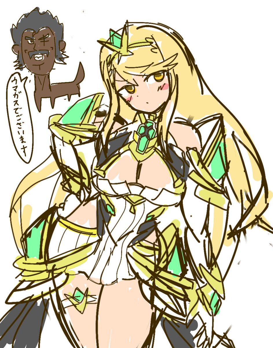 これは5月くらいにフォロワーに送り付けた落書きとそれをちゃんと仕上げたやつ 