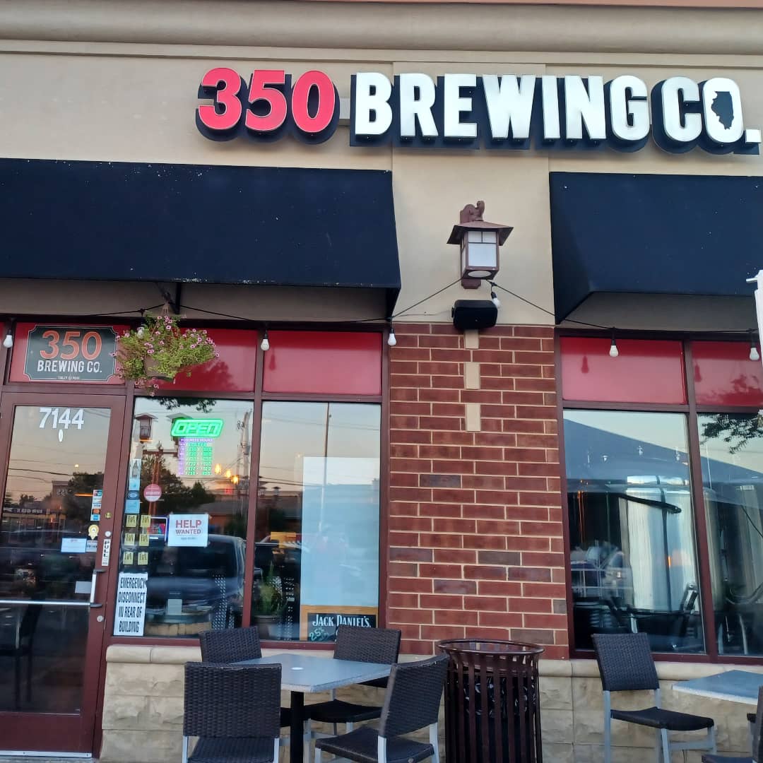 Right off of I-80 in Tinley Park, IL you can easily find <a href="/350Brewing/">350 Brewing Co</a> for a stop before you head further into Chicago for beer with plenty of variety on tap and a full food menu. Lovers of music, and punk in particular, will really dig the decor and esthetic. #ThirstyToExplore