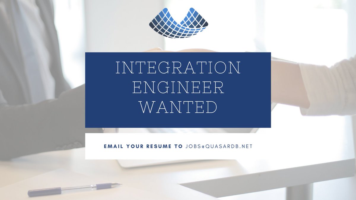 quasardb's tweet image. Apply now to join the adventure! 
👉 apply.workable.com/quasardb/ 
#newtechnologies #innovation #integrationengineer #hiringtalents #Remoteopportunities