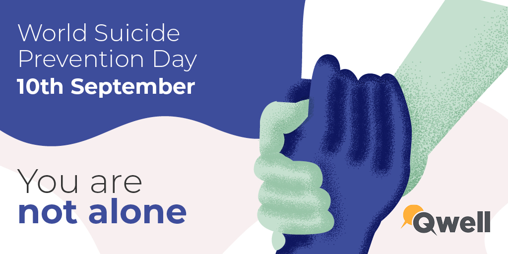 Today is #WorldSuicidePreventionDay  if you, or someone you know is struggling, please reach out for support. Kooth.com is available to young people across the #NorthWest and Qwell.io is also available for adults in #Liverpool #WSPD #Qwell #Kooth