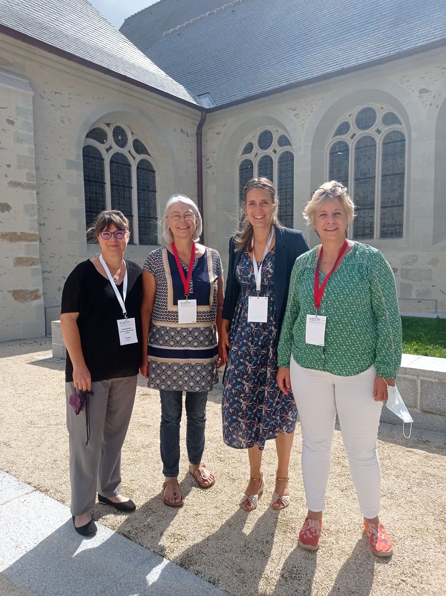 IBB au #féminin au congrès mondial de la Bio #OWC21 #OWC . De gauche à droite : Céline Rousset (Trésorière), Béatrice Roze (membre du Bureau), Maëva Motier (Administratrice)  et Stéphanie Thebault (Directrice). #bio #bretagne #breton #bretonne #agriculture
