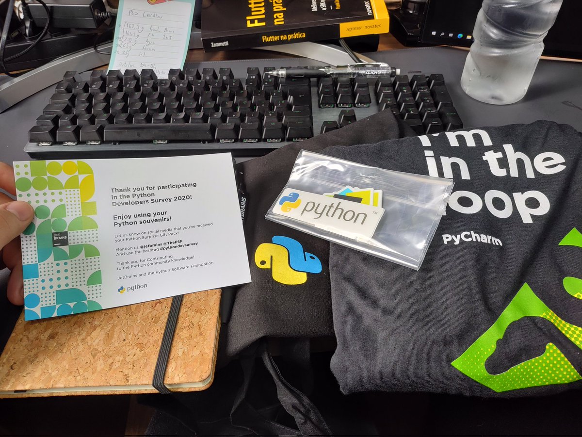fevir0's tweet image. Obrigado vocês, @ThePSF @jetbrains #pythondevsurvey