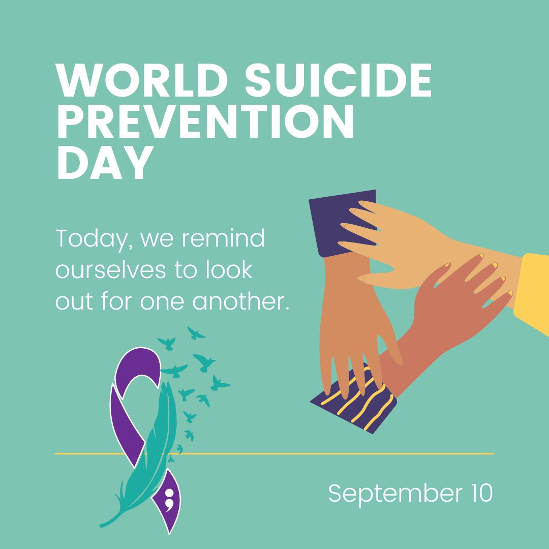 FSAElgin's tweet photo. You are not alone, and there are resources for you no matter what your need.
If you or someone you know is struggling with thoughts of suicide, please contact the National Suicide Prevention Lifeline at 1-800-273-8255.
#fsaelgin #suicideprevention #mentalhealth #breakthestigma https://t.co/L3scYS7Irk