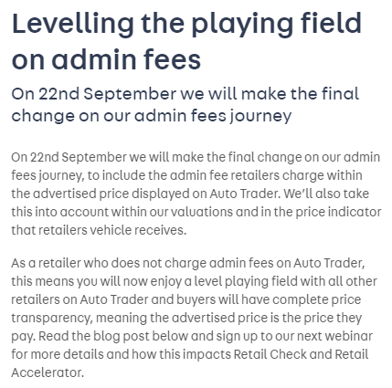 IMDA2017's tweet photo. Thoughts on this ?
We're SURE many dealers will be happy with this and ensures customers can now fully compare 'like for like' !
#AdminFee #theIMDA
#automotive #motortrade #dealers https://t.co/Ney4HhAvPt