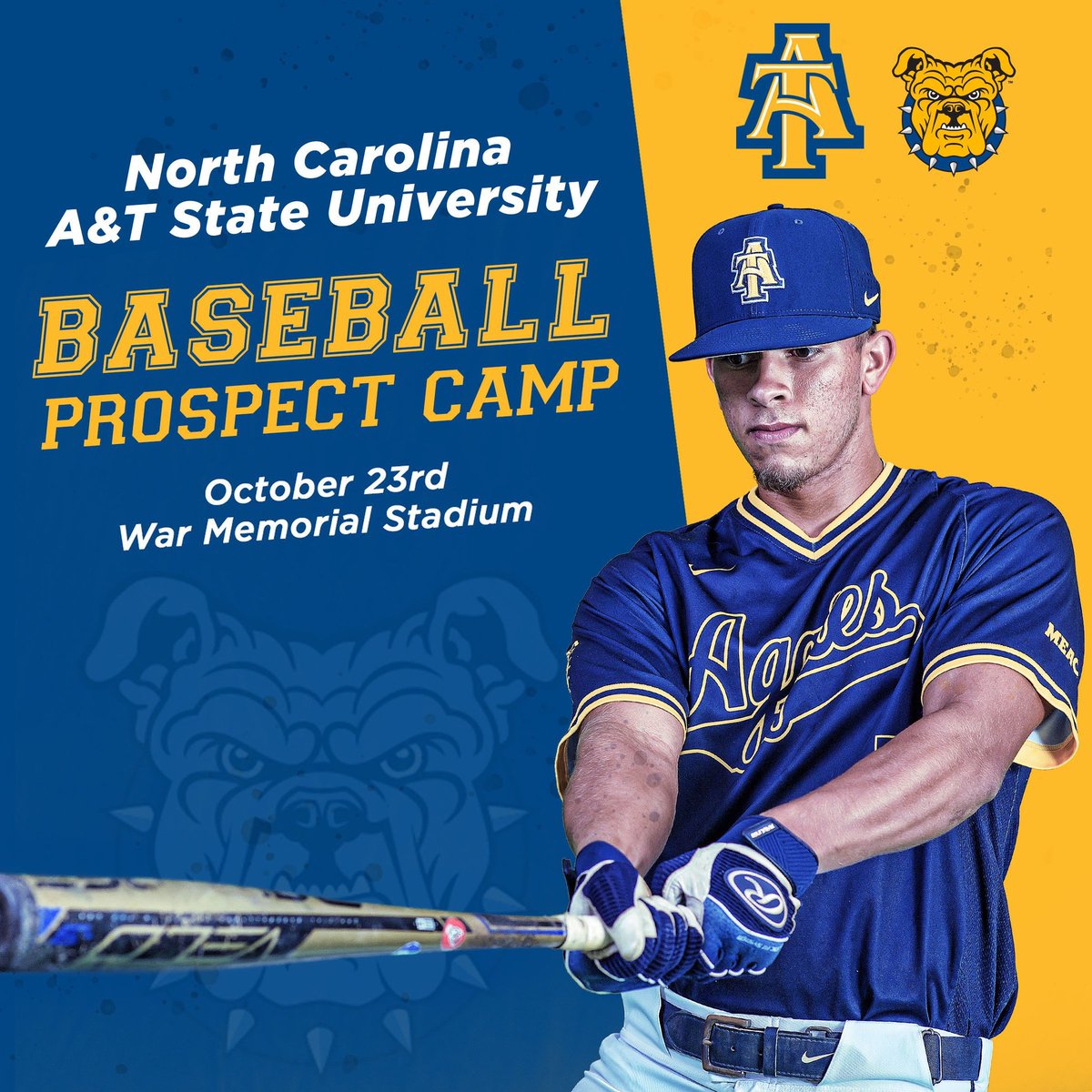 We look forward to seeing you there...
#FallAggieCamp⚾️
#FutureAggies💛💙

Register here:
ncatbaseball.totalcamps.com/shop/EVENT