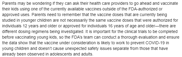 davidalim's tweet photo. INBOX: FDA regulators Janet Woodcock and Peter Marks on Covid-19 vaccines for young children:

"We are working as expeditiously as possible to meet this critical public health need and we very much hope to have pediatric COVID-19 vaccines available in the coming months."

More: https://t.co/LmuZWjO3G4