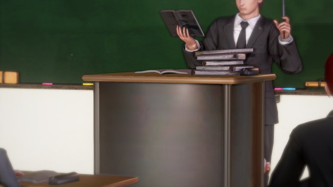 教壇の裏でXXX #NSFW 