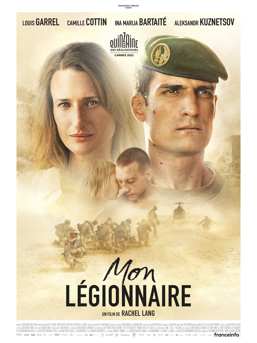 L'affiche du film #MonLégionnaire de Rachel Lang. Sortie prévue le 6 octobre au cinéma. @BAC_FILMS