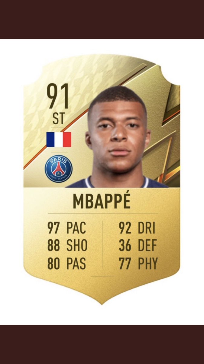 TricepsP's tweet photo. Mbappe looking Juicy!! #Fifa22 Follow me on twitch for the EARLY ACCESS on the 21st!! https://t.co/AdcaI0iEgi