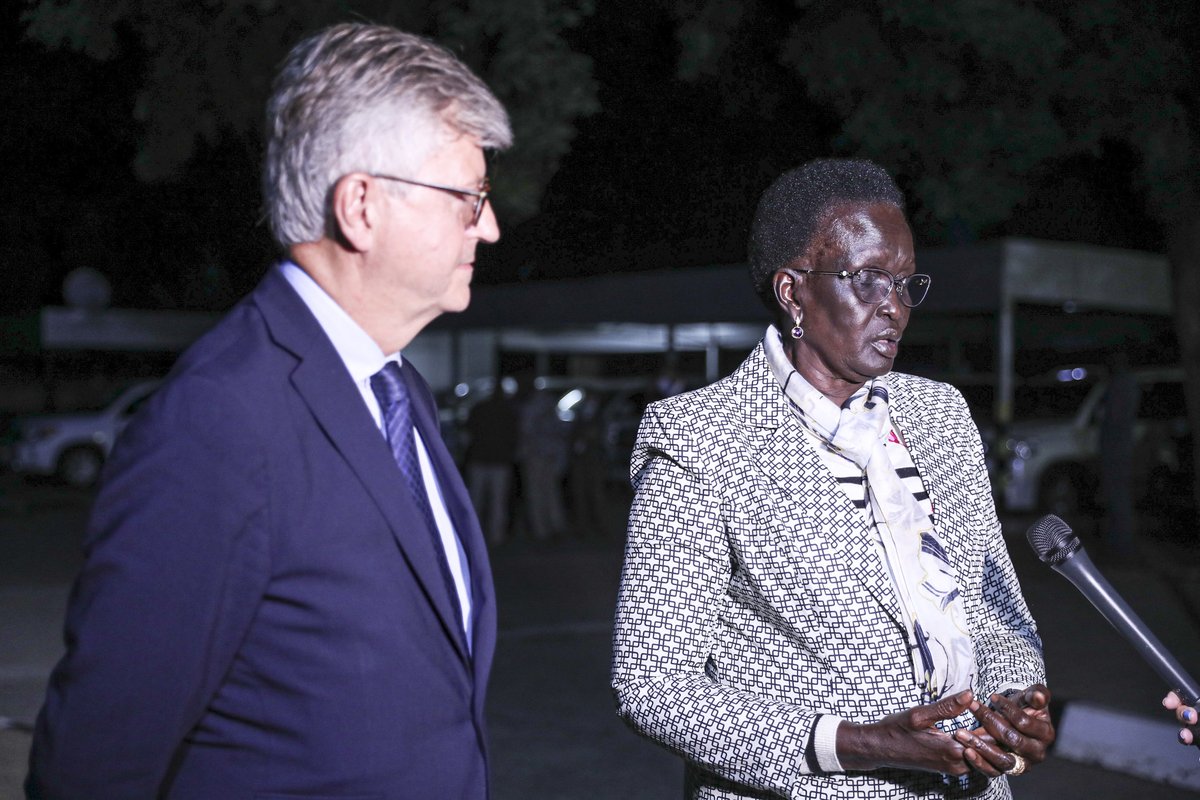 In South Sudan🇸🇸 discussing implementation of 2018 agreement. Spoke to 1st VP @Drriekmachar & VP @Mama_RNdeMabior about key obstacle, effects of the conflict, deployment of unified security forces, constitution-making and welcoming the establishment of the transitional assembly.