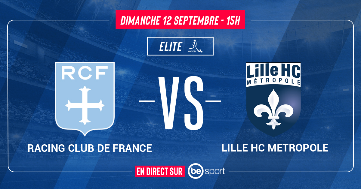 FF_Hockey's tweet photo. Premier choc côté élite masculin avec un @rcfhockey contre le @LilleHockeyClub de @ViviLockwood et Corentin Saunier 💥

Le match sera retransmis en direct sur @BeSport ➡️  https://t.co/63zbEfneqd 💻 https://t.co/xv346pZuNB