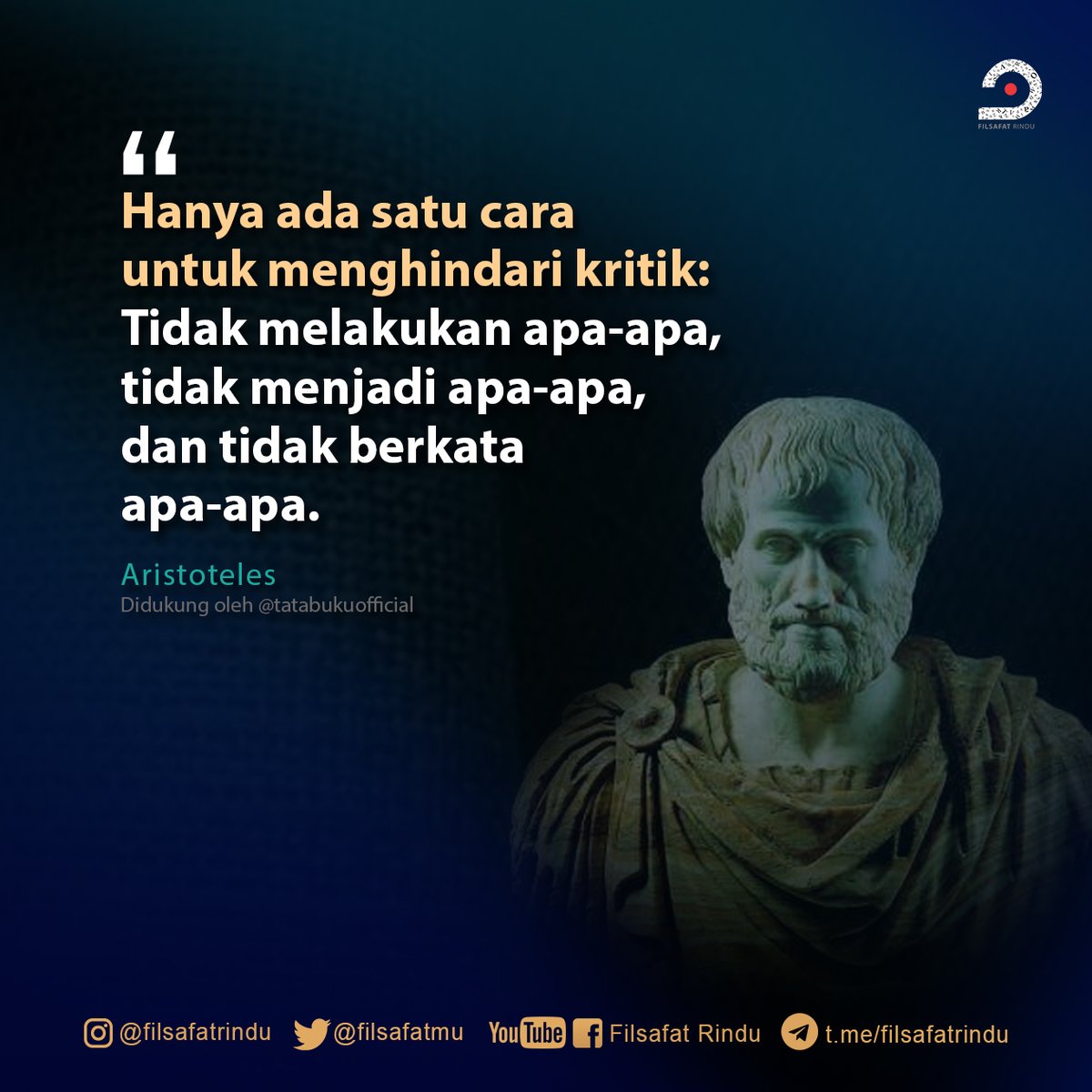 filsafatmu's tweet photo. #Kritik ~ https://t.co/jqaRFIo3XM