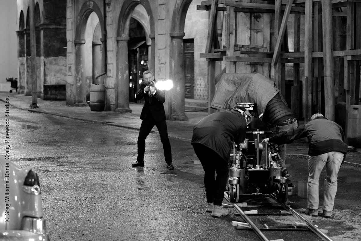 © Greg Williams: Daniel Craig on the Cuba set, Pinewood Studios.