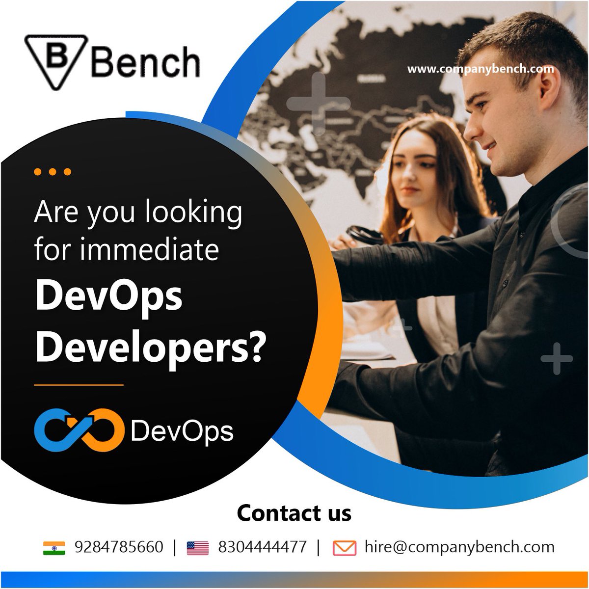 company_bench's tweet image. Are you looking for
Immediate Devops developers?
Contact us: bit.ly/3AHTnbn
#devopsdevloper #hiredevopsdevelopers #companybench