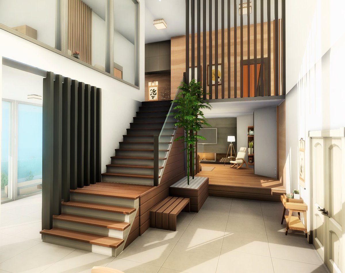 paszerine's tweet photo. Luxury Modern Japanese Apartment  (no CC) 🍃 located in VIII Landgraab at Uptown San Myshuno.

Stop motion build and house tour: https://t.co/24XiTYS1Nh

Gallery ID: paszerine

#ShowUsYourBuilds #Sims4 @theSims https://t.co/5DWyRcs3is