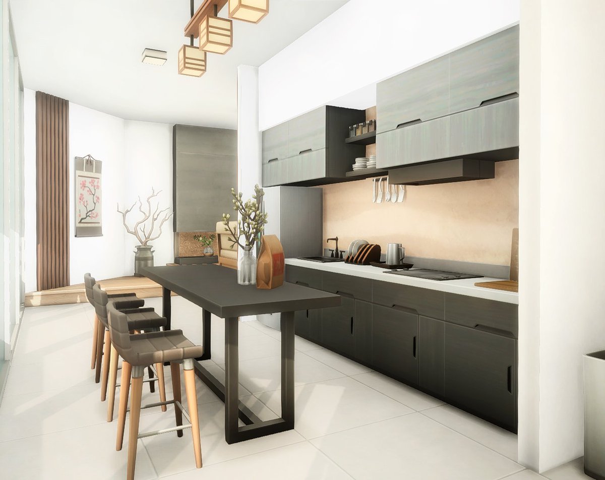 paszerine's tweet photo. Luxury Modern Japanese Apartment  (no CC) 🍃 located in VIII Landgraab at Uptown San Myshuno.

Stop motion build and house tour: https://t.co/24XiTYS1Nh

Gallery ID: paszerine

#ShowUsYourBuilds #Sims4 @theSims https://t.co/5DWyRcs3is
