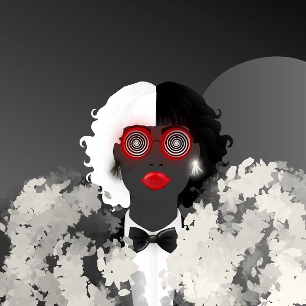 Inspired by an amazing community <a href="/worldofwomennft/">world of women</a> and <a href="/StoneEmman/">Emman Stone</a> for an amazing Cruella performance (hope its her twitter profile lol). 

Here is my submission to the #WoWartcontest amongst masterpieces out there. Check them out!
