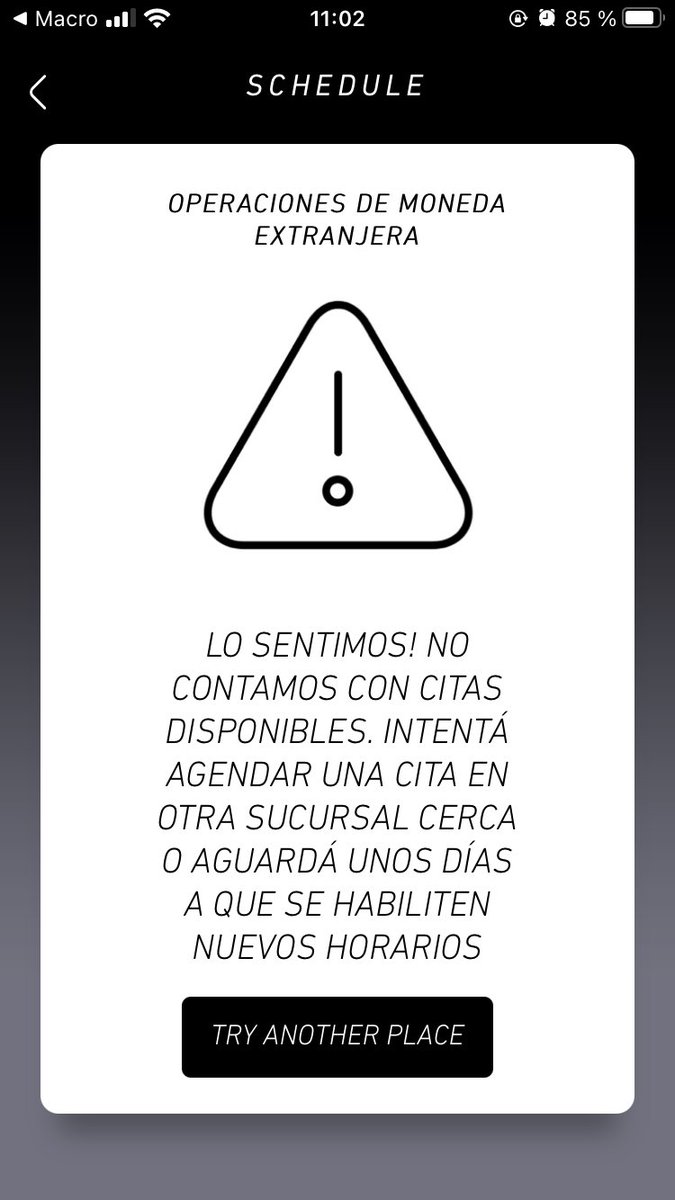 #miedo Alguien sabe porque el #bancomacro #bma no da turnos la semana que viene?