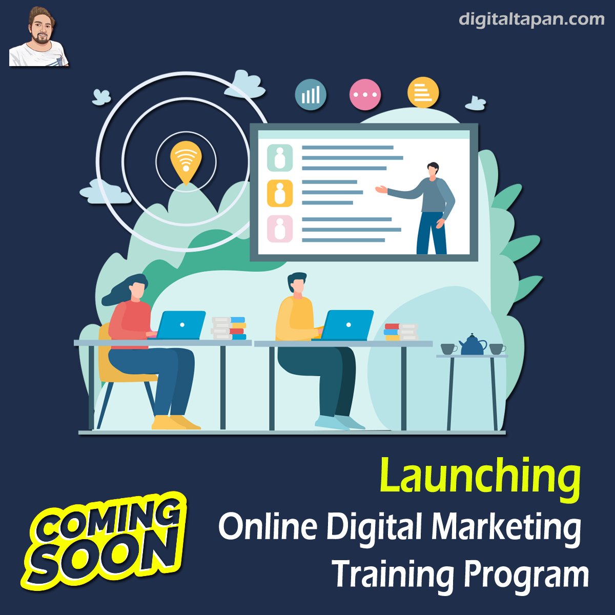 I am Tapan Kumar Mallick launching my online digital marketing training program which  is going to be a 2 month training program landing page creation is going on, soon I am going to publish it.

#digitalmarketingcourse #learndigitalmarketing #socialmediamarketing