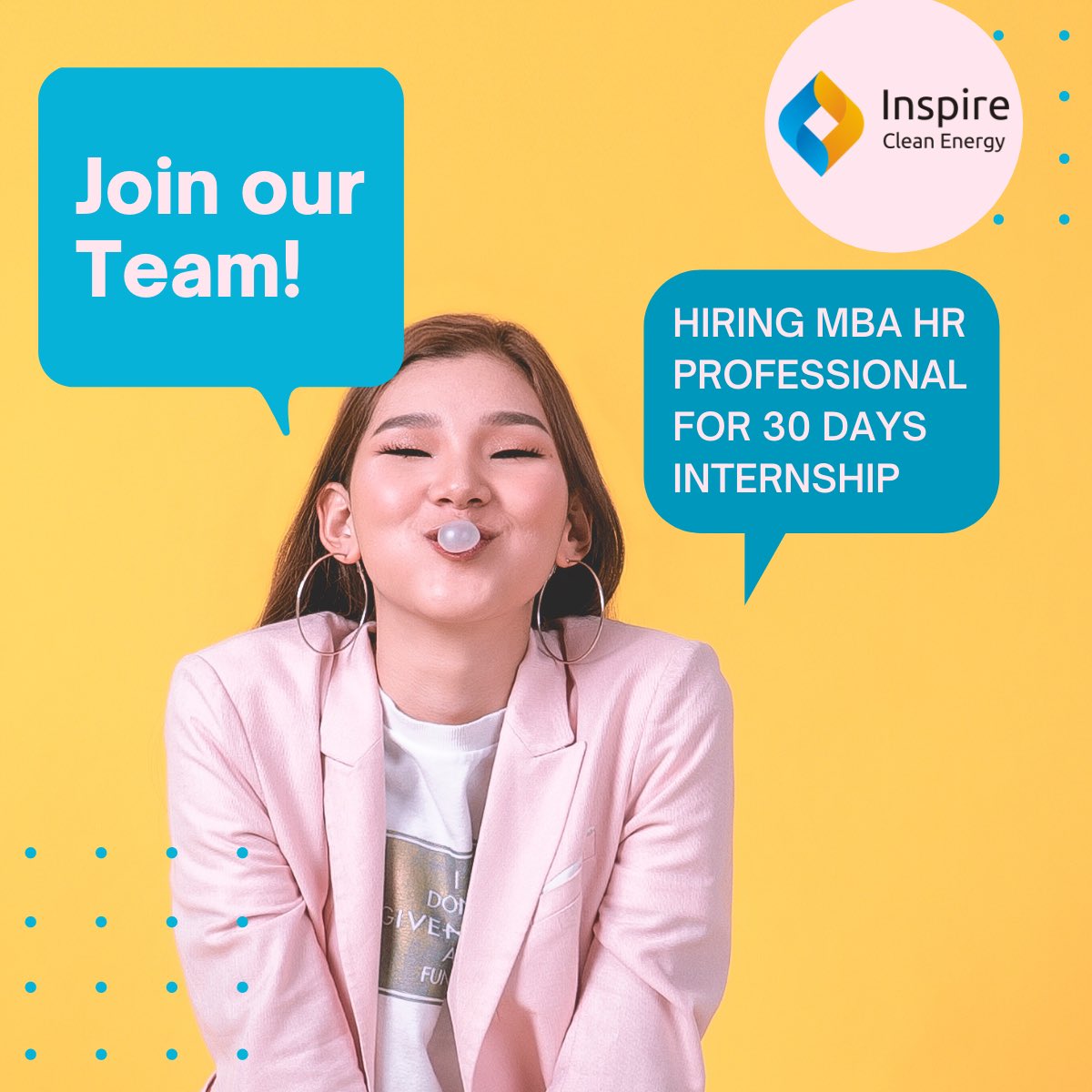 inspire_ce's tweet photo. #Hiring #HR #Intern, you will assist our HR department in various tasks including payroll, employee database verification &amp; updates

https://t.co/bBqfgNUzxH https://t.co/Gvo0DF40rY