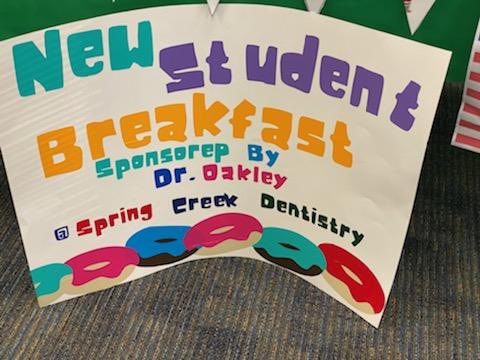 A Huge THANK YOU and Shout Out to Dr.Oakley @ Spring Creek Dentistry for sponsoring our New Student Breakfast this morning! <a href="/KleinISD/">Klein ISD</a> <a href="/DoerreKISD/">Doerre Intermediate</a> #Kleinfamily