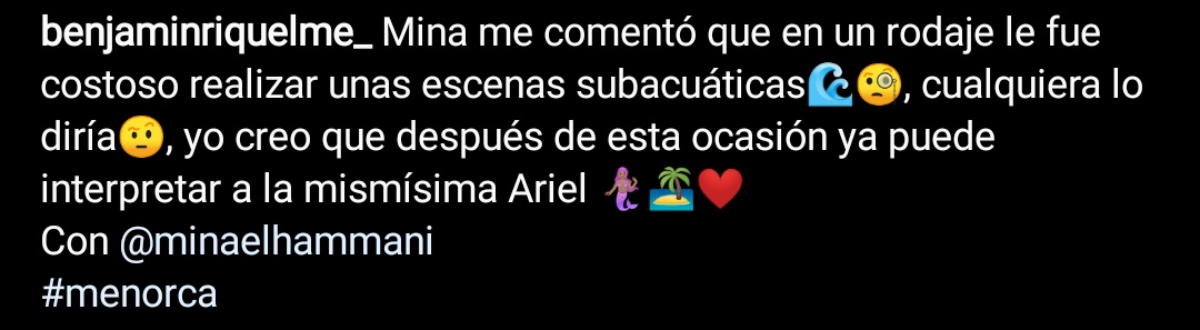 nuzmanelite's tweet photo. "mina me comentó que en un rodaje le fue costoso realizar unas escenas subacuáticas" ME HACEN RE MAL https://t.co/NAJGbTkQ8J