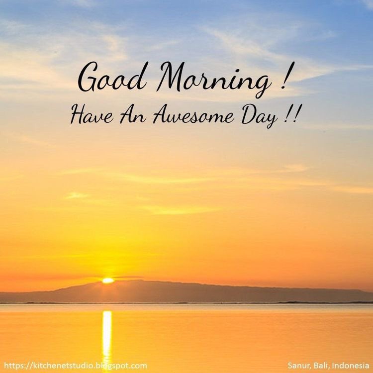 Good morning! #HappyFriday