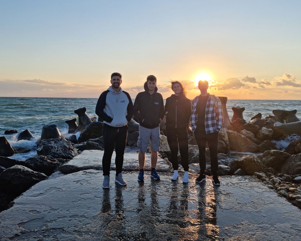 assistsoftware's tweet photo. โจ Working at ASSIST Software means that sometimes you could have the possibility to work from the ๐จ๐๐๐จ๐๐๐.
Our colleagues took advantage of this perk and went there for an entire week. ๐ธ
#workfromthebeach #remotework #programmerlife #assistsoftware #EforieSud https://t.co/poHGkdCMOI