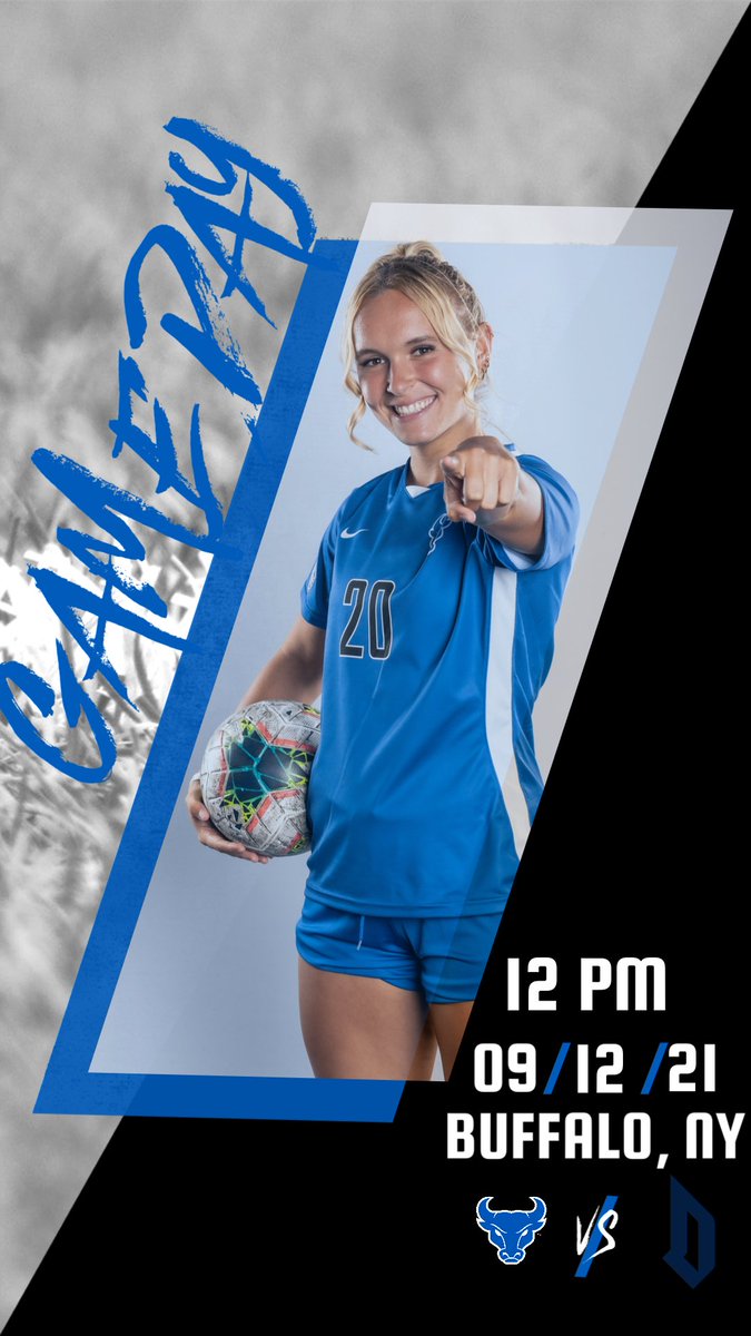 UBWomensSoccer's tweet photo. It's GAMEDAY!!! The Bulls look to make it 5️⃣ in a row as they host Duquesne at UB Stadium! 

🆚 @DuqWSoccer
📍 Buffalo, NY
🕰 12 PM
💻 https://t.co/p2hX7stQA0
📊 https://t.co/pMUwMfqv4a

#UBhornsUP | #WeAreOne | #CARE https://t.co/u1lcTNLe9H