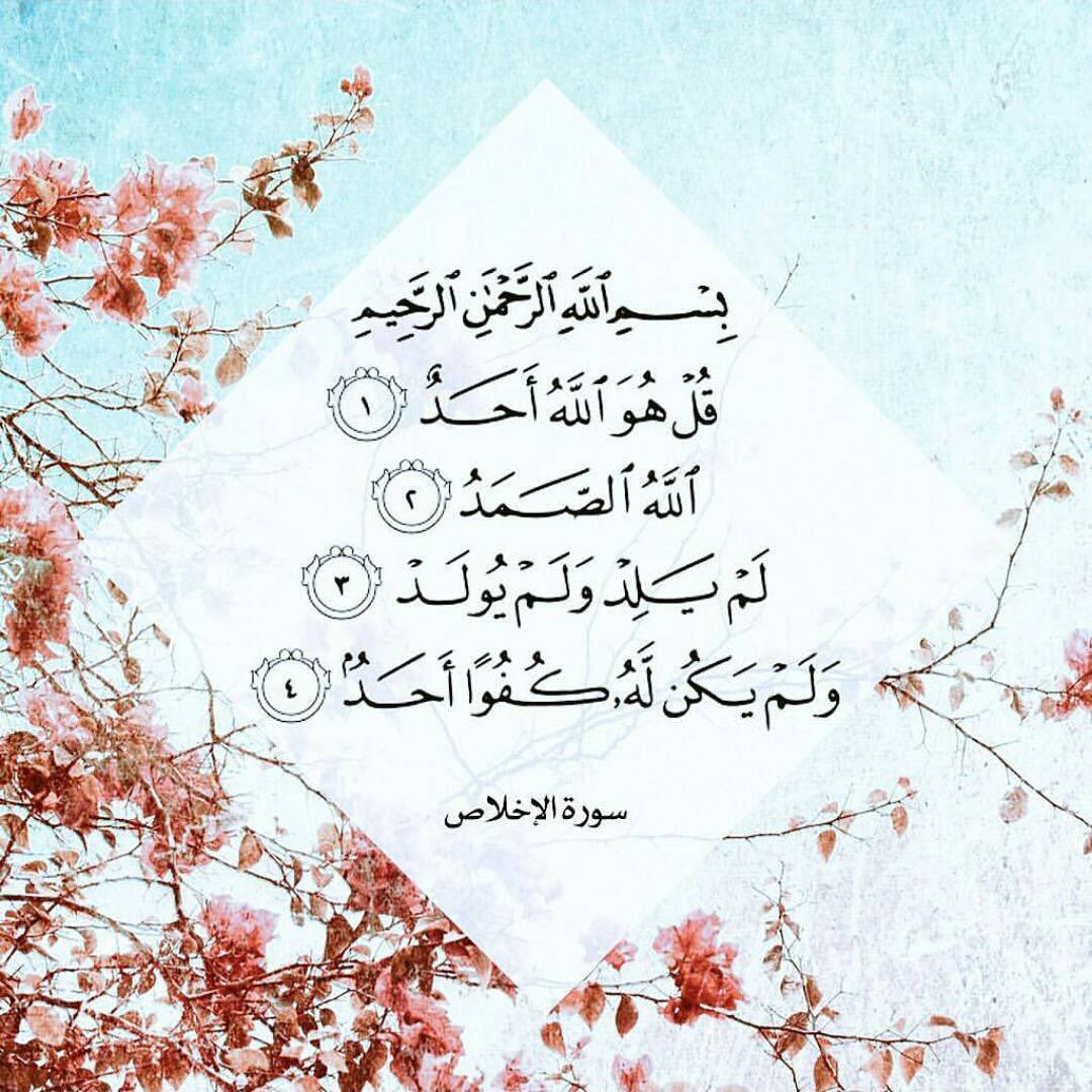 tm__1010's tweet image. ثلث القرآن اسأل الله ان تكون شفيعة لي ولوالدي ومن احب ولمتابعيني يوم نلقى الله ، وللمؤمنين والمؤمنات الاحياء منهم والاموات .. اِقرأها قبل ان تنشرها 🌹