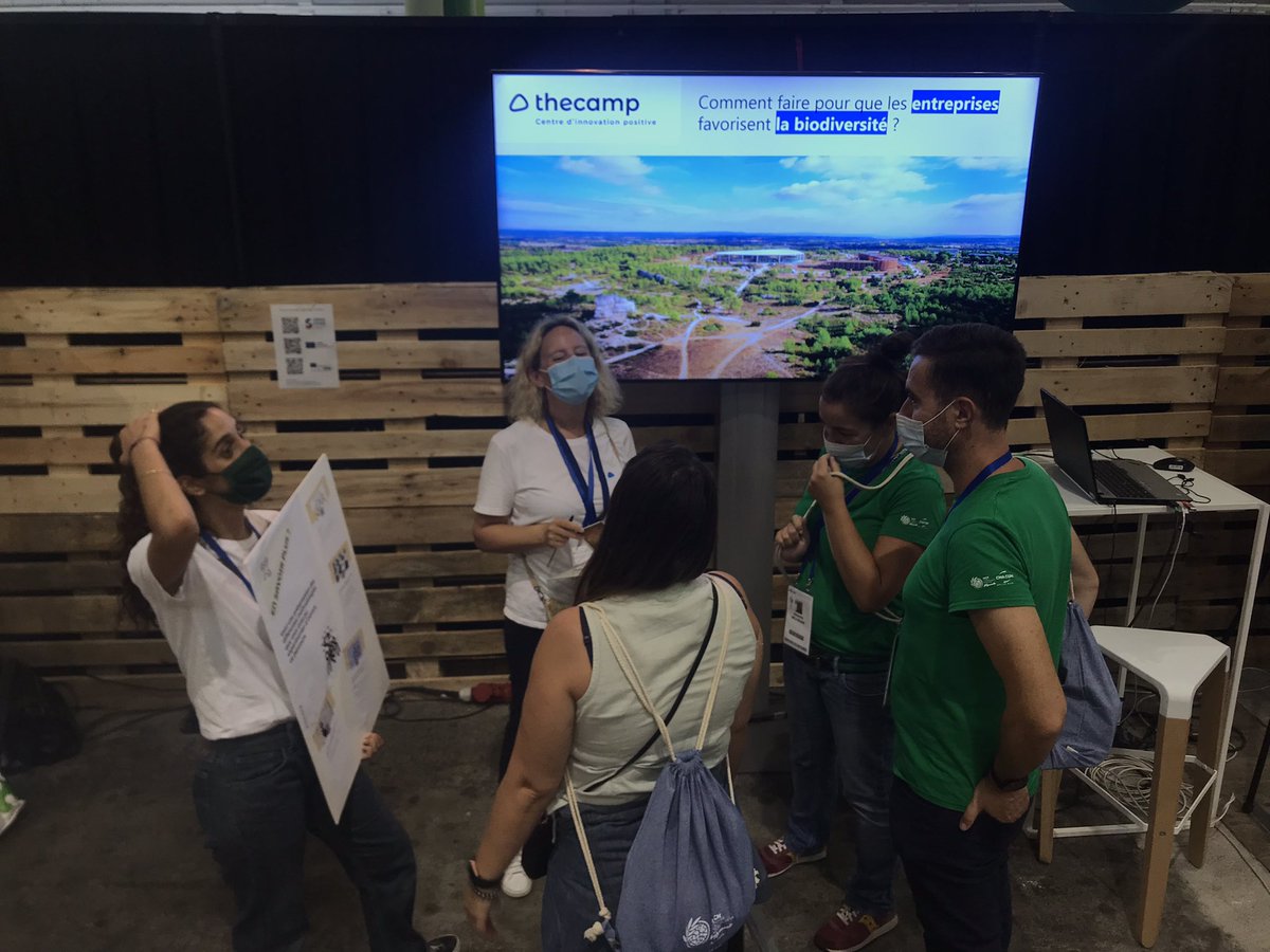 Gros succès pour notre atelier « comment faire pour que les entreprises favorisent la biodiversité? » au congrès mondial de la nature #IUCNworldcongress @thecampProvence #impact #biodiversite